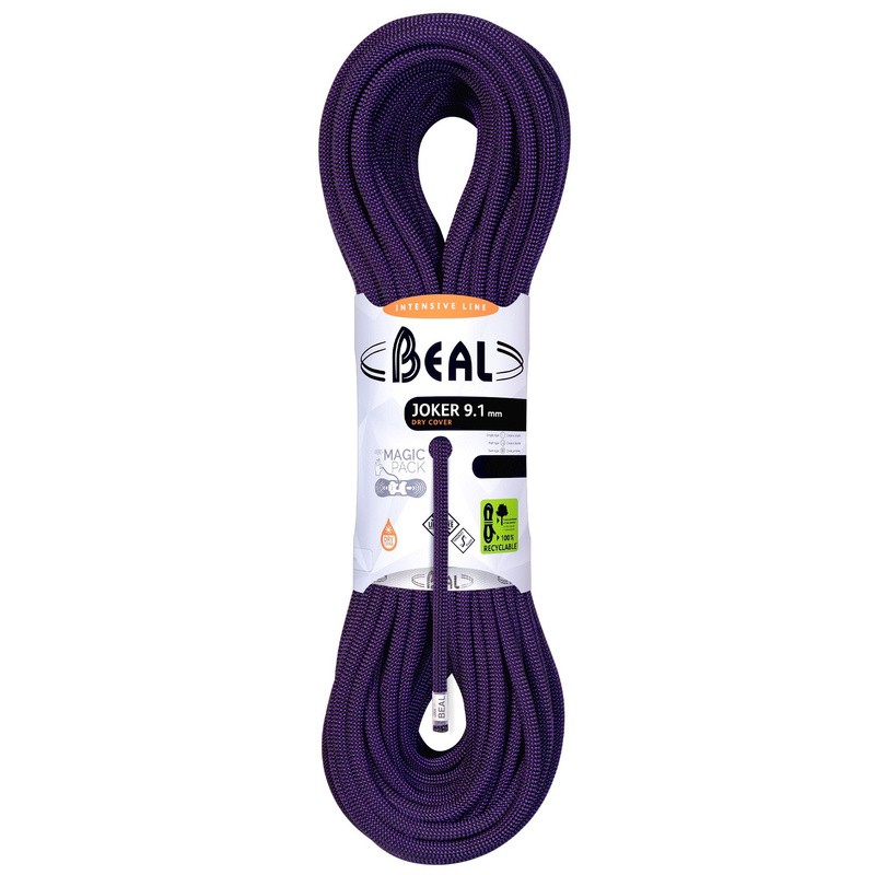 Lano Beal Joker Unicore 9,1 mm, suchý obal, fialové, 60 m
