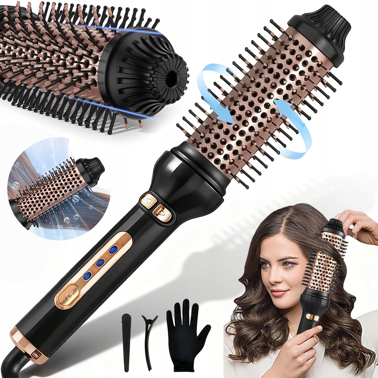 Szczotka Do Stylizacji Włosów Modelowania Elektryczna Wysokiej Jakości 65 W