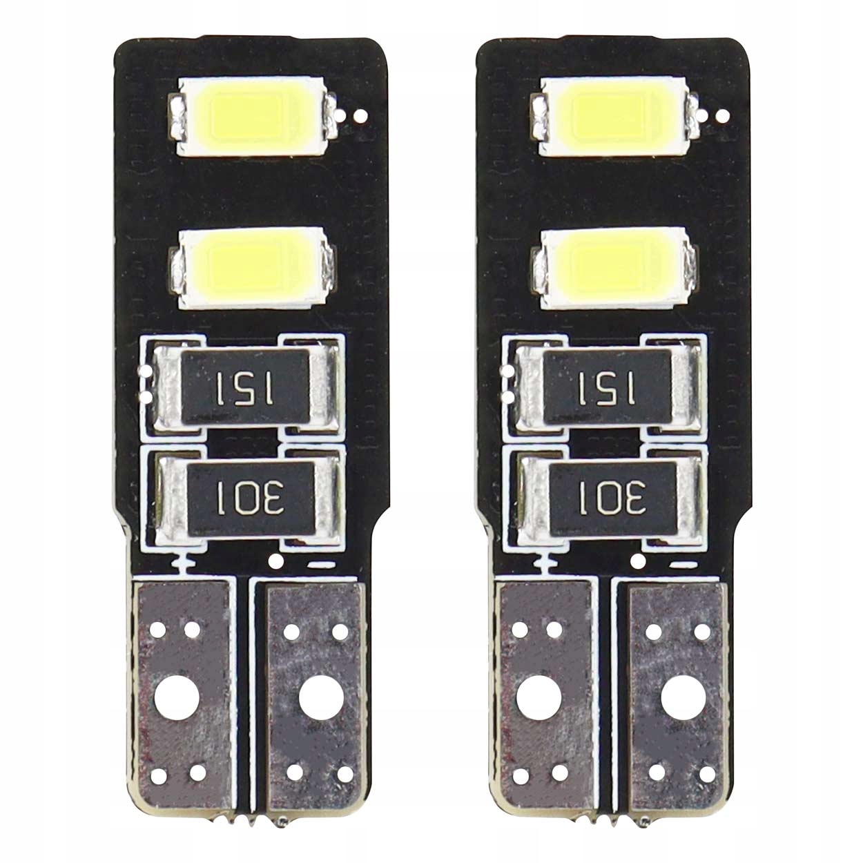 

Żarówki Led Canbus 4SMD 5730 T10 (W5W) White
