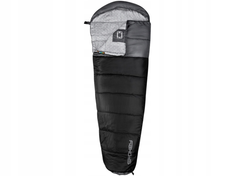 Śpiwór Spokey Nordic 250 Czarno-szary