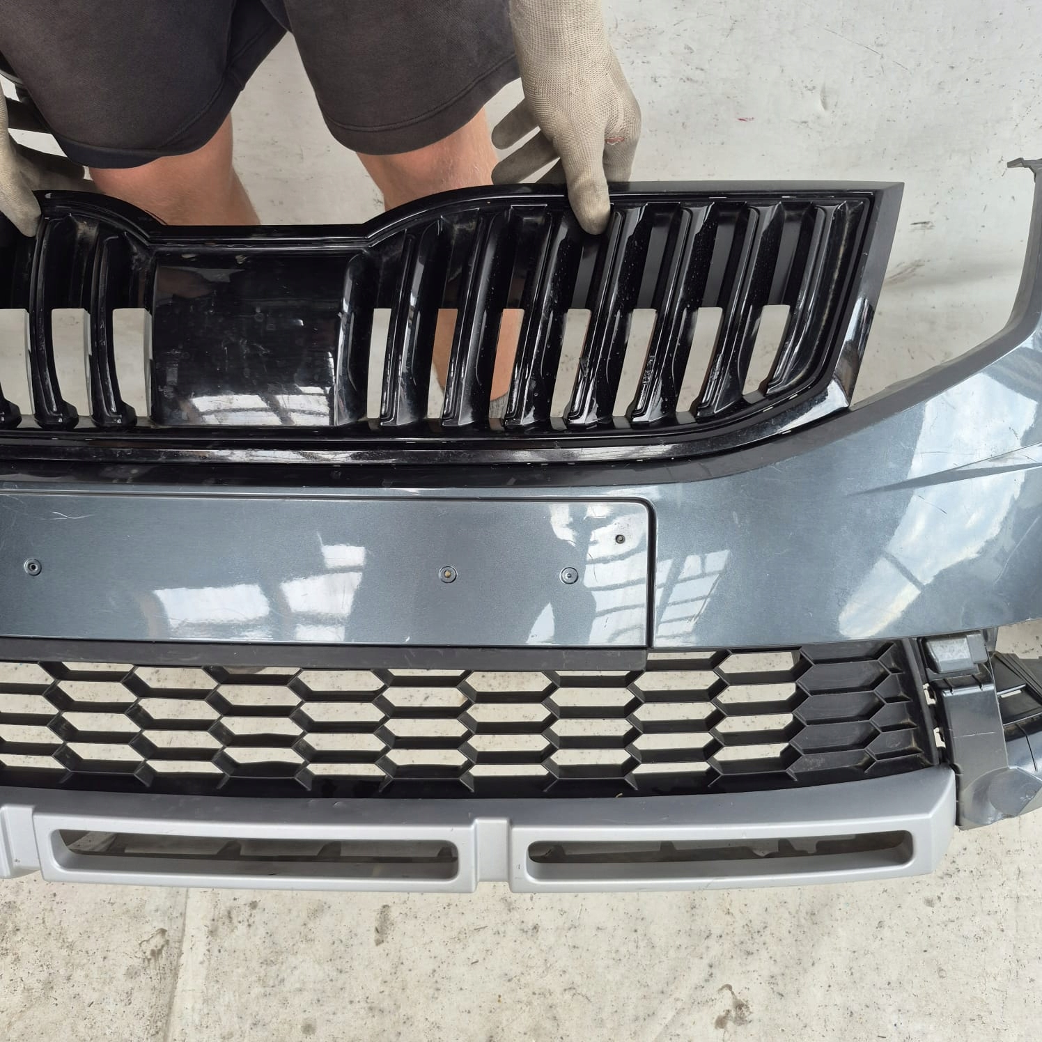 SKODA OCTAVIA III LIFT SCOUT 17- bumper front front SPR