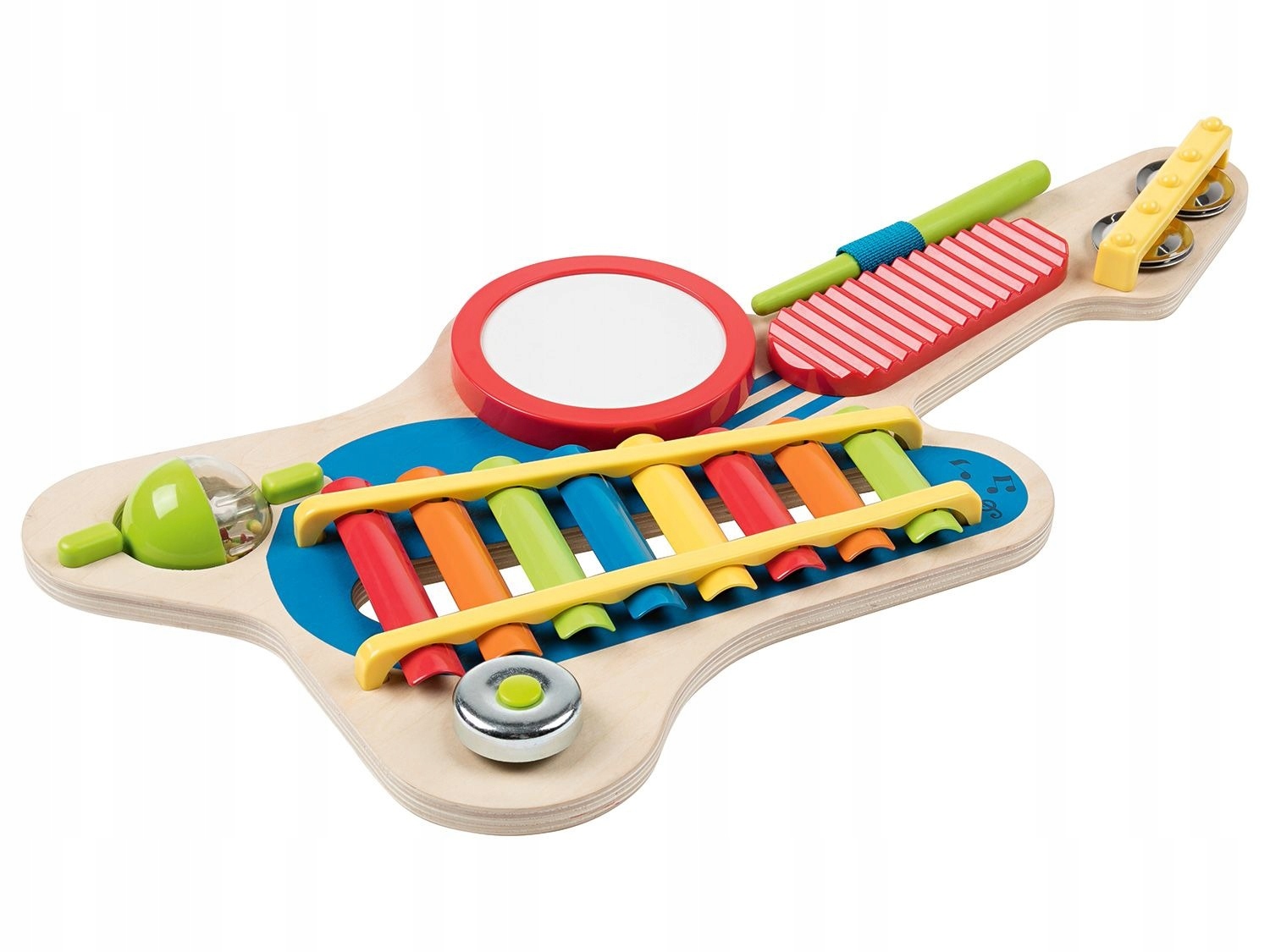 

Drewniana Gitara z Instrumentami 6w1 Playtive