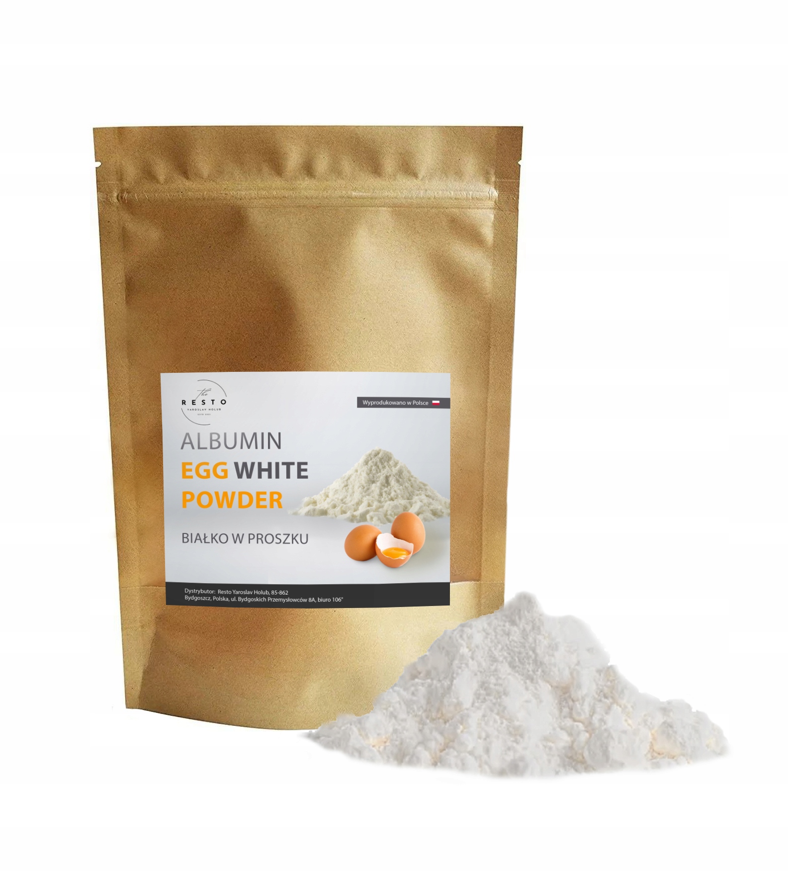 Levně Albumin – Vaječný protein v prášku Vysokopěnivý 1 kg