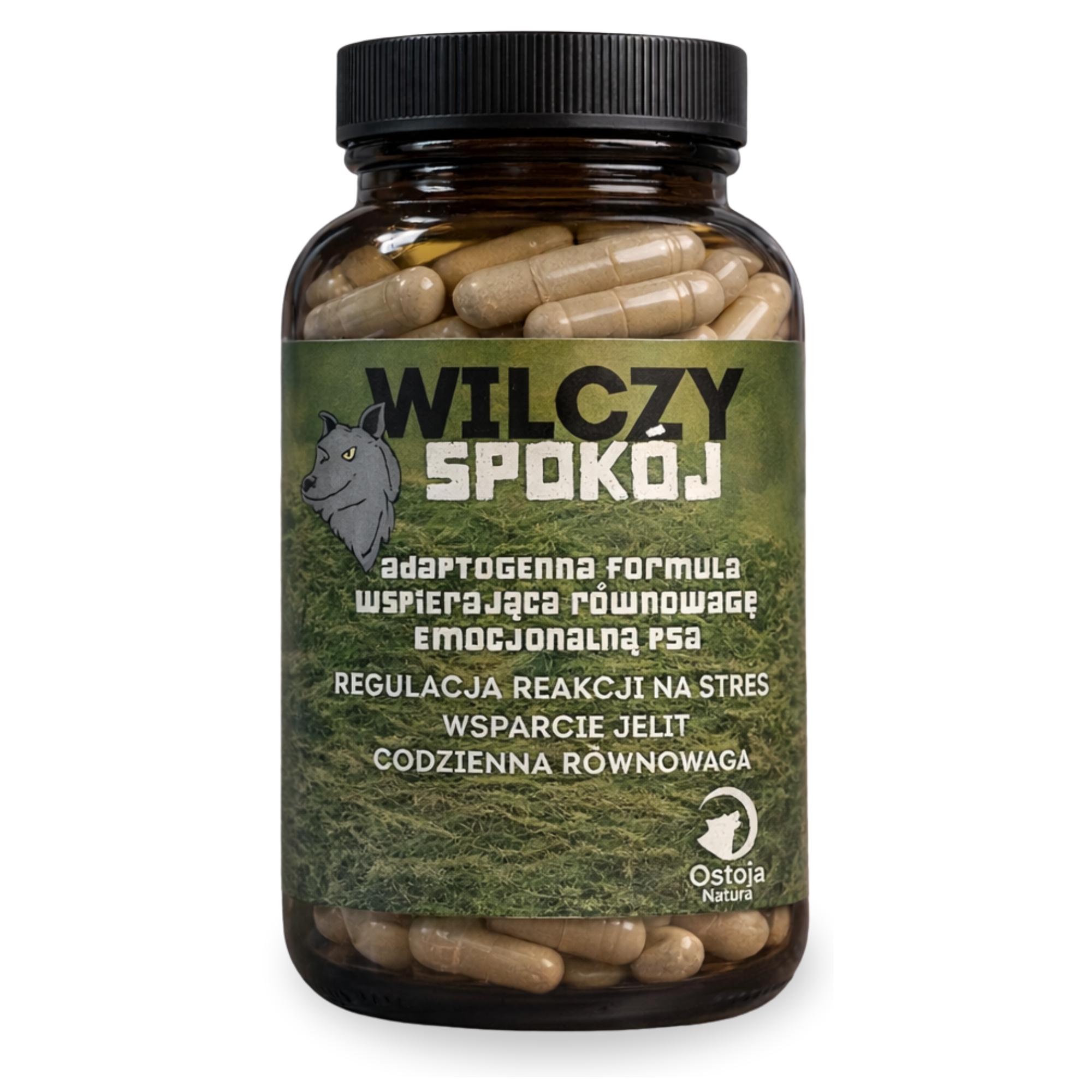 Levně Pro uklidnění psa antistresový Vlčí klid 130 kapslí. Ostoja Natura