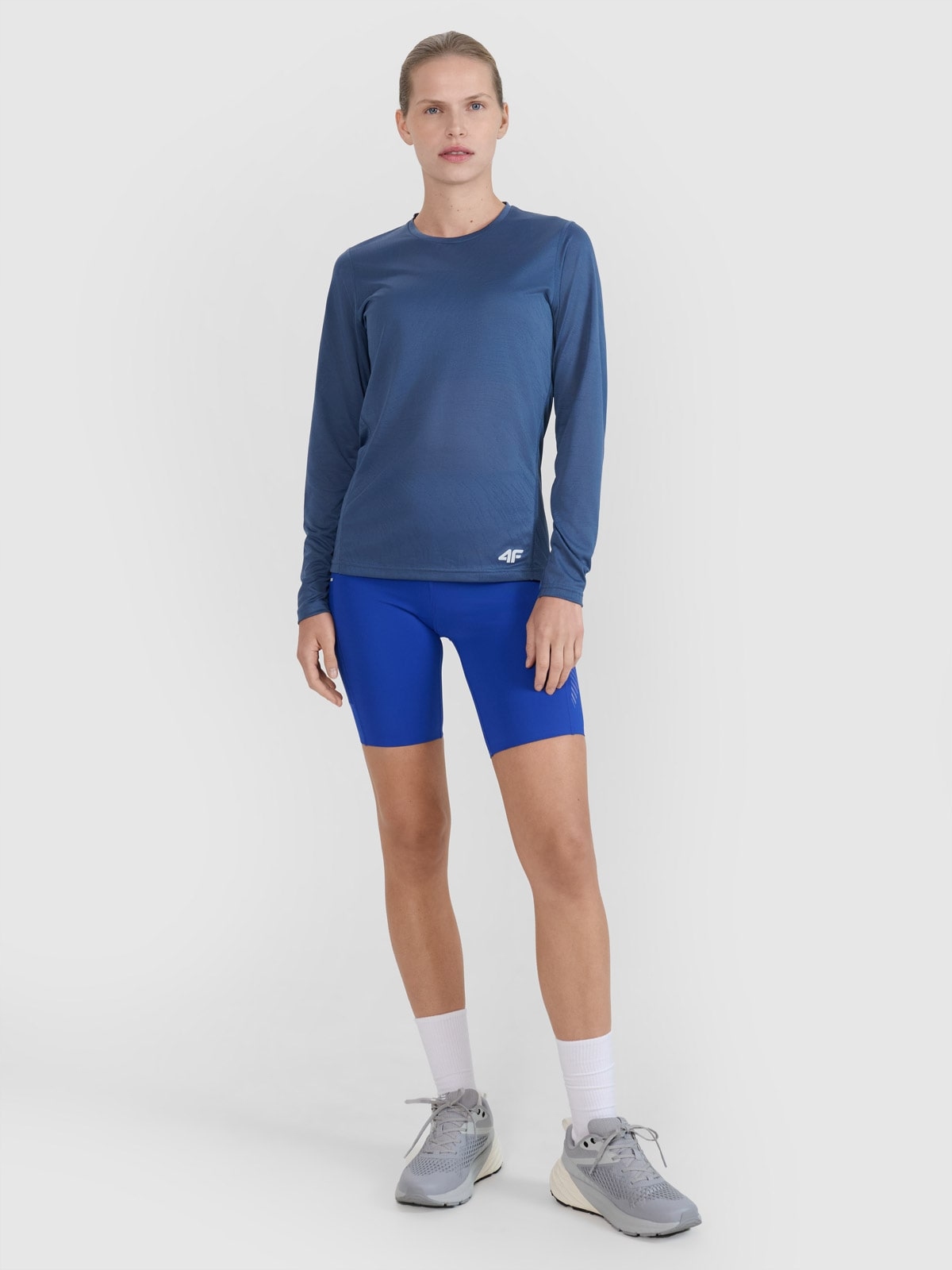 Legginsy Damskie Krótkie 4F Kolarki Do Biegania Szybkoschnące L F027