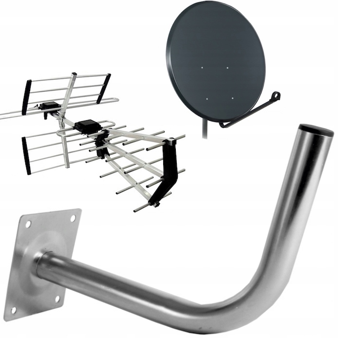 

Boczny Uchwyt 90 Ścienny L38/400 Antenowy 40cm