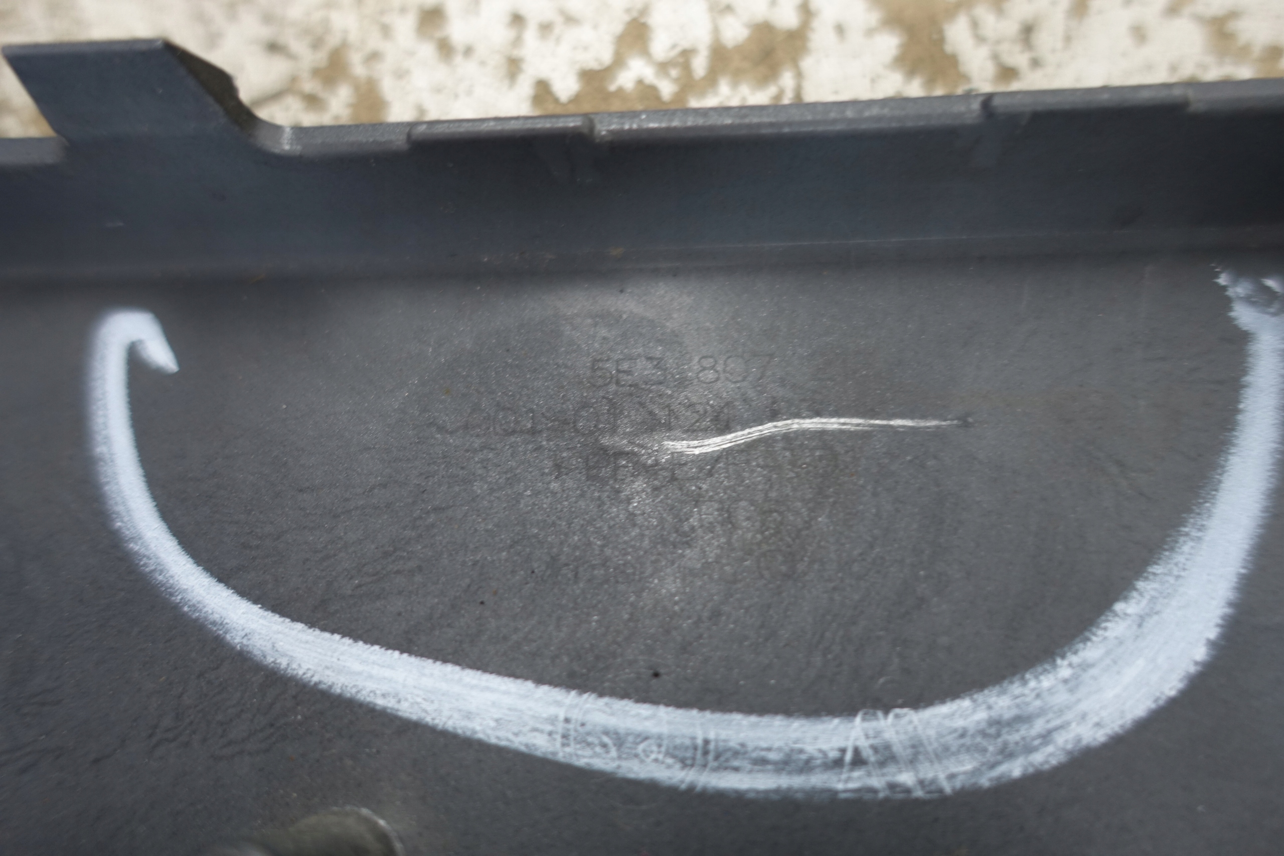 SKODA OCTAVIA IV RS 2020- bumper front 5E3807217F