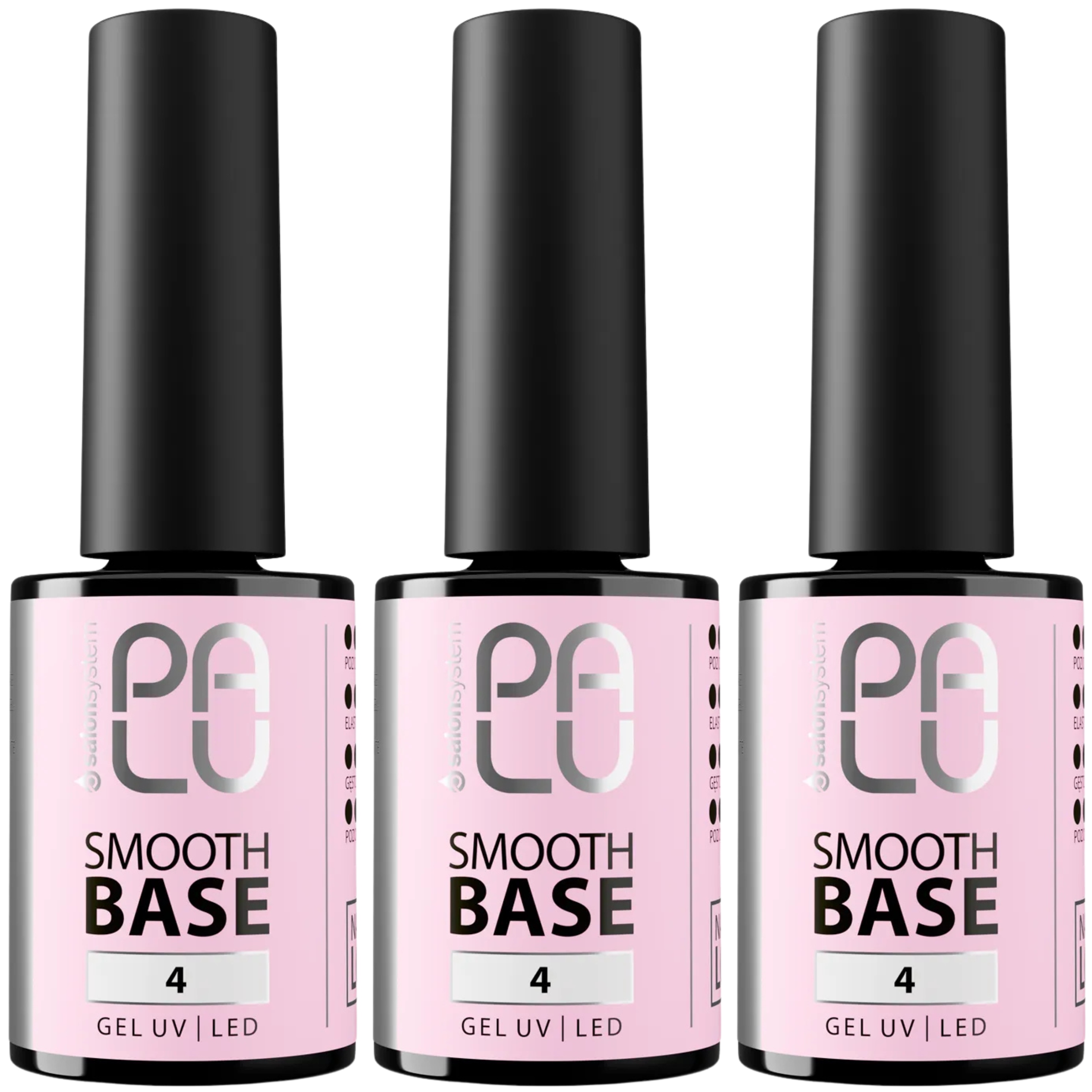 3 x Palu Smooth Base 4 Hybridní báze 11 ml Vysoká přilnavost k dlaždici