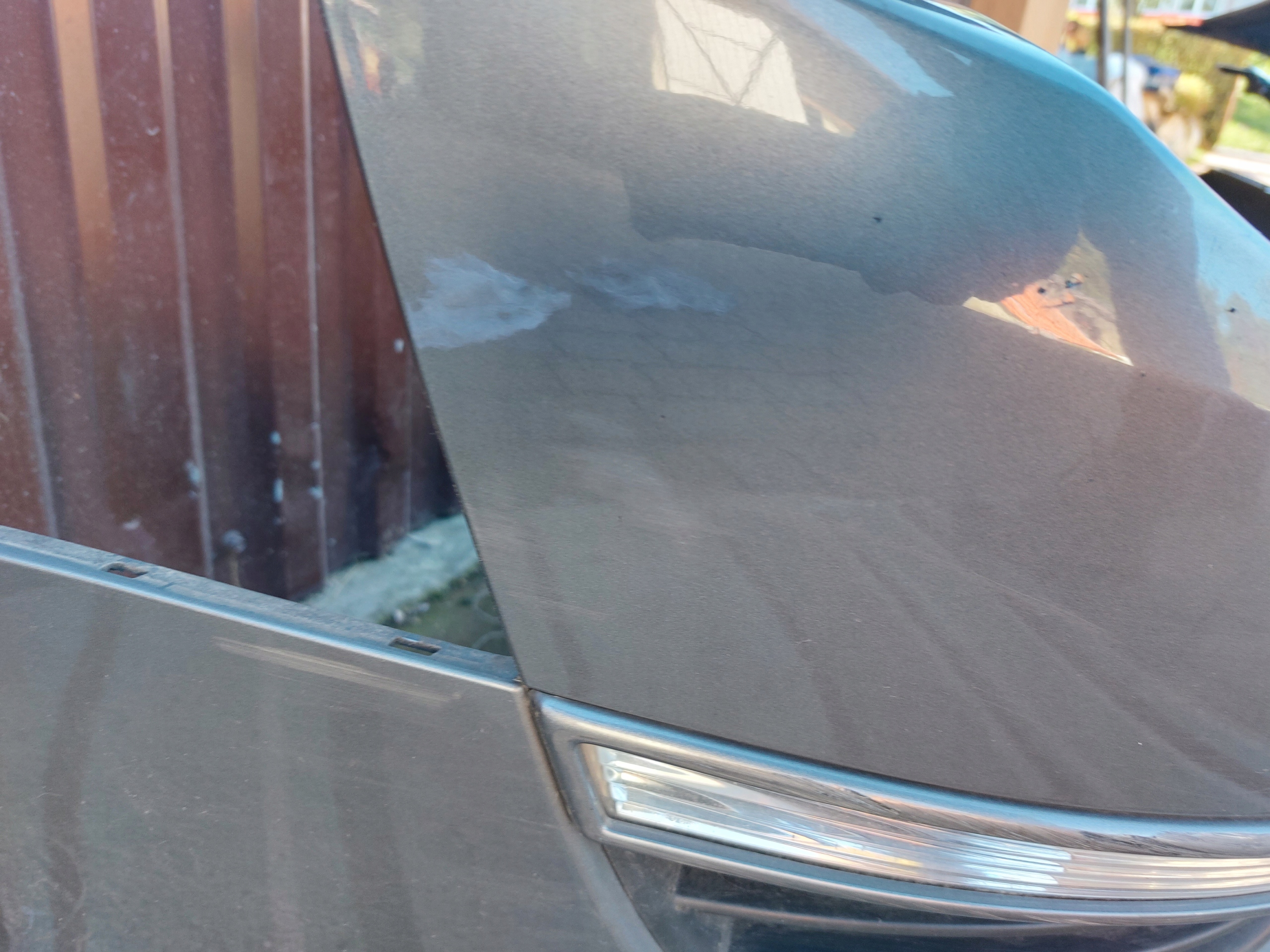 bumper front VW PASSAT B6 JASNO blue
