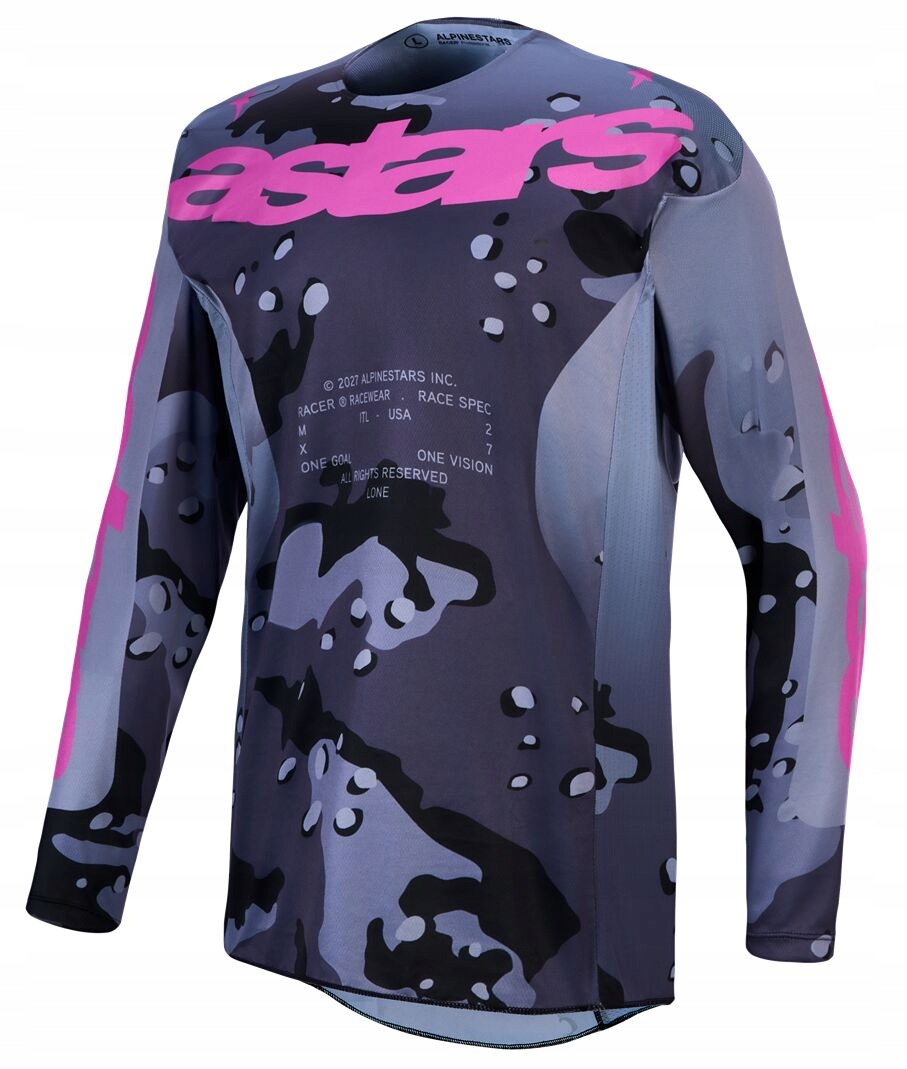 Mikina Na Crossa Quada Alpinestars Racer Lone Gy/cm/pu (XL) 3760927-9353-XL