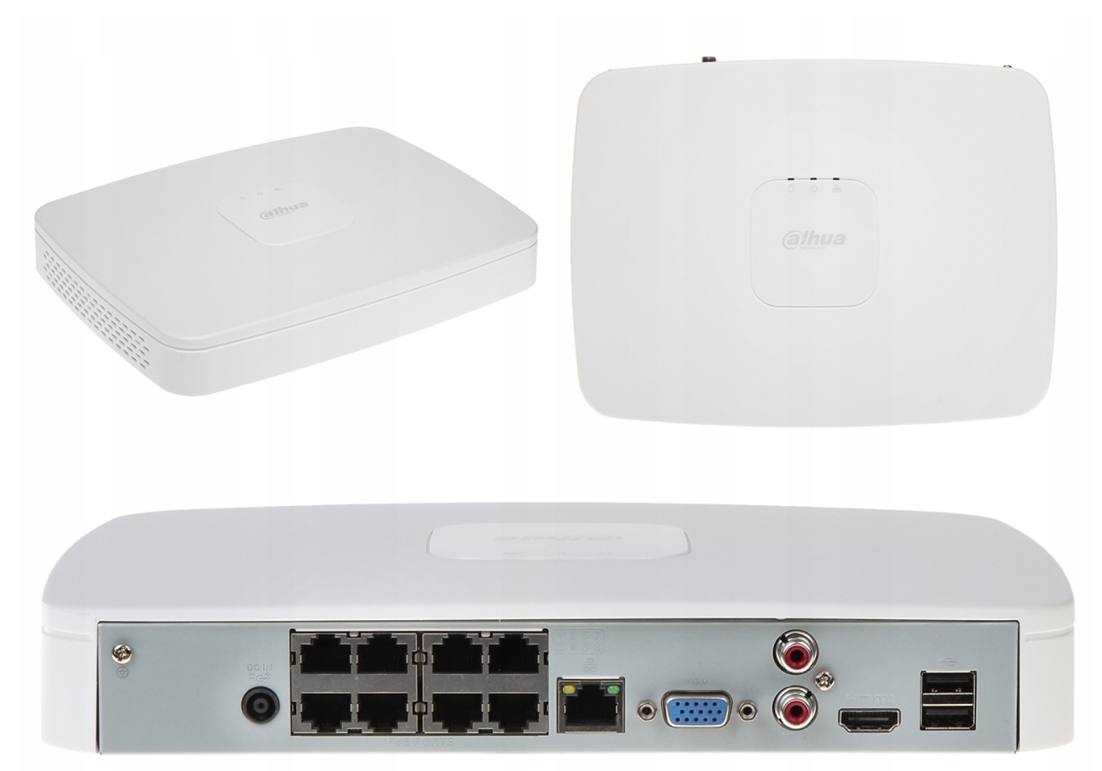 Ip rekordér 8x PoE NVR4108-8P-EI Dahua pro 8 Ip kamer do 16MP WizSense