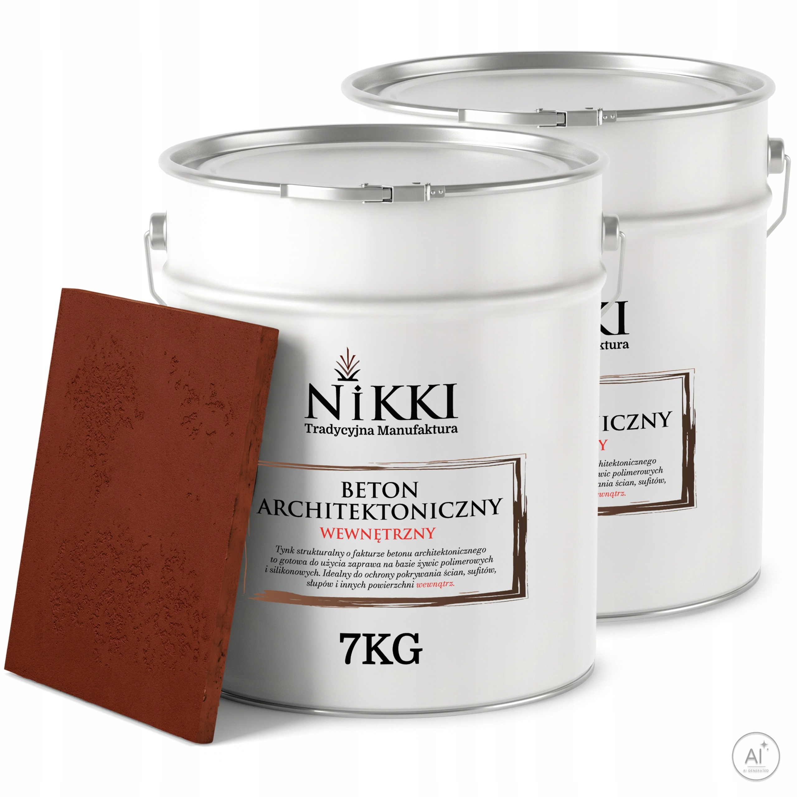 Dekorativní omítka s Betonu strukturou, vnitřní, 2 x 7 kg, Stará cihla F326 Uv