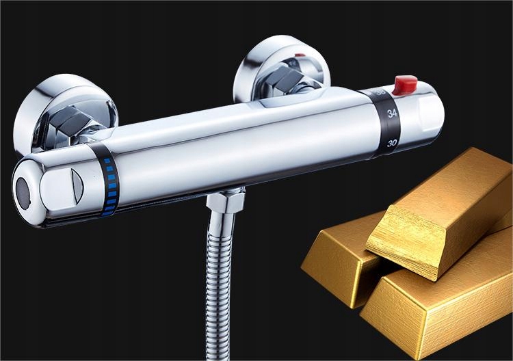 BATERIA TERMOSTATYCZNA PRYSZNICOWA NATRYSKOWA Linia Zawór termostatyczny