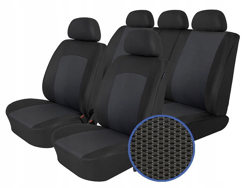 POKROWCE szyte na miarę TOYOTA YARIS II 2005-2011