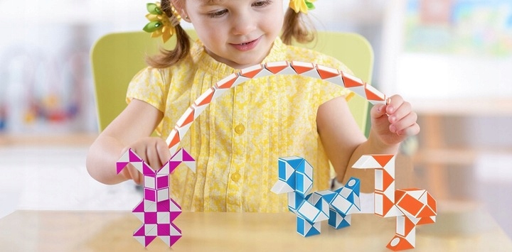 UKŁADANKA MAGICZNY WĄŻ MAGIC SNAKE ŁAMIGŁÓWKA 48EL EAN (GTIN) 6097121913900