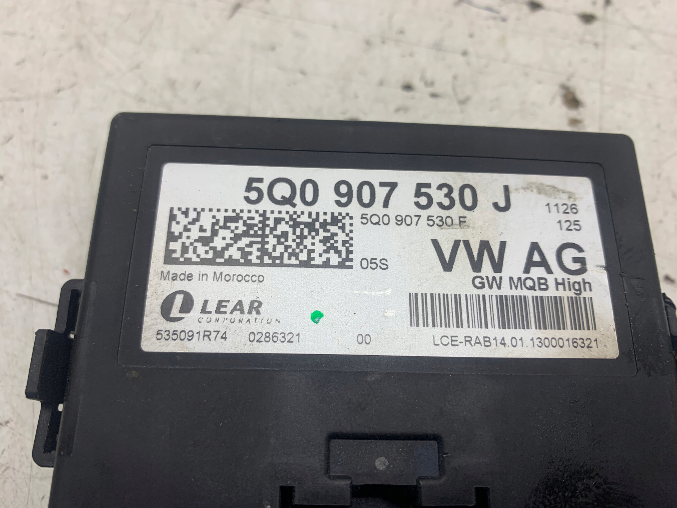 module control unit GATEWAY 5Q0907530J AUDI A3 8V 13-20