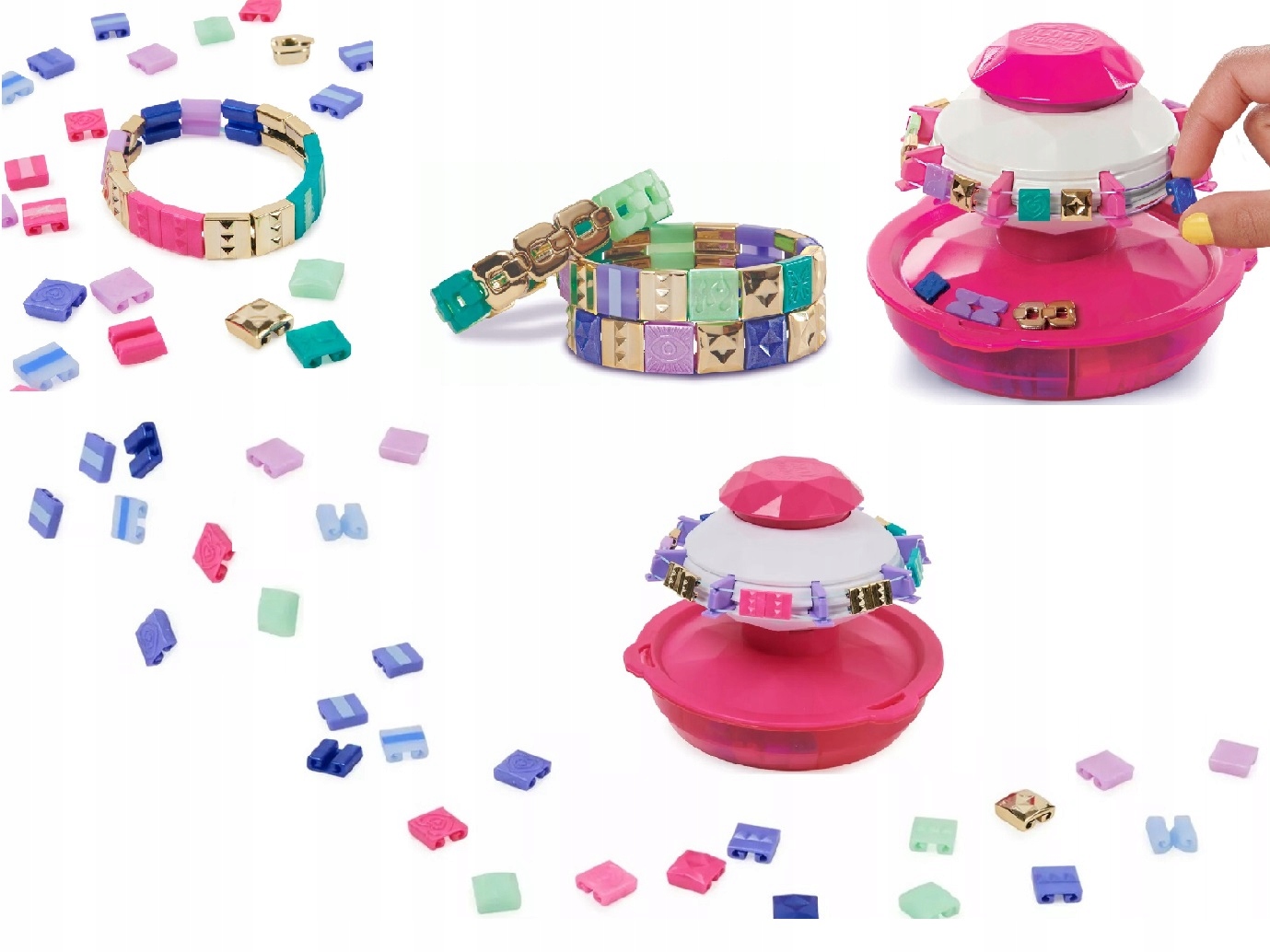 OUTLET Cool Maker Zestaw do tworzenia bransoletek Pop Style Bracelet Maker  USZKODZONE OPAKOWANIE 