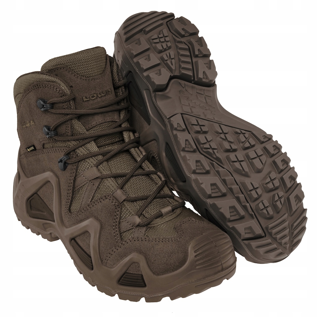Vojenské taktické trekové boty Lowa Zephyr Gtx MID Tf Dark Brown 47