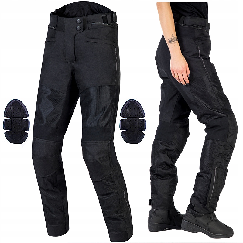 SPODNIE MOTOCYKLOWE DAMSKIE TEKSTYLNE OZONE FLOW