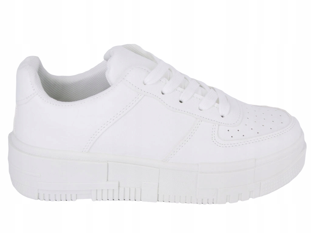 

Trampki Sneakersy Na Platformie Białe D6BO846 38