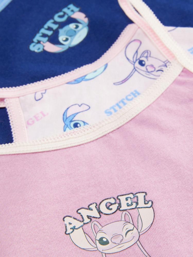 Podkoszulki STITCH DISNEY 4-5lat 110cm 3-pak Rękaw bez rękawów