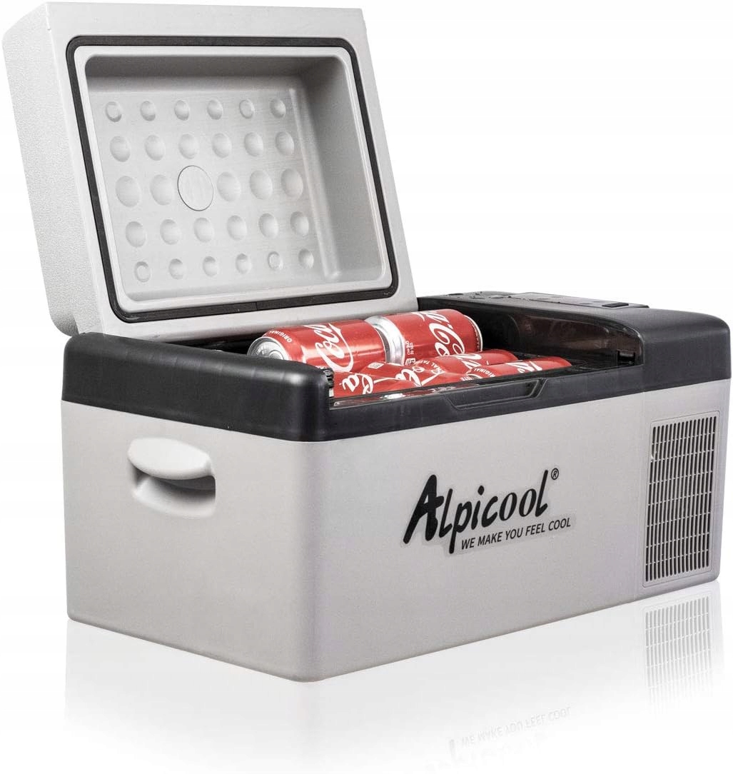 Przenośna lodówka turystyczna z zamrażarką Alpicool C20 Kolor szary