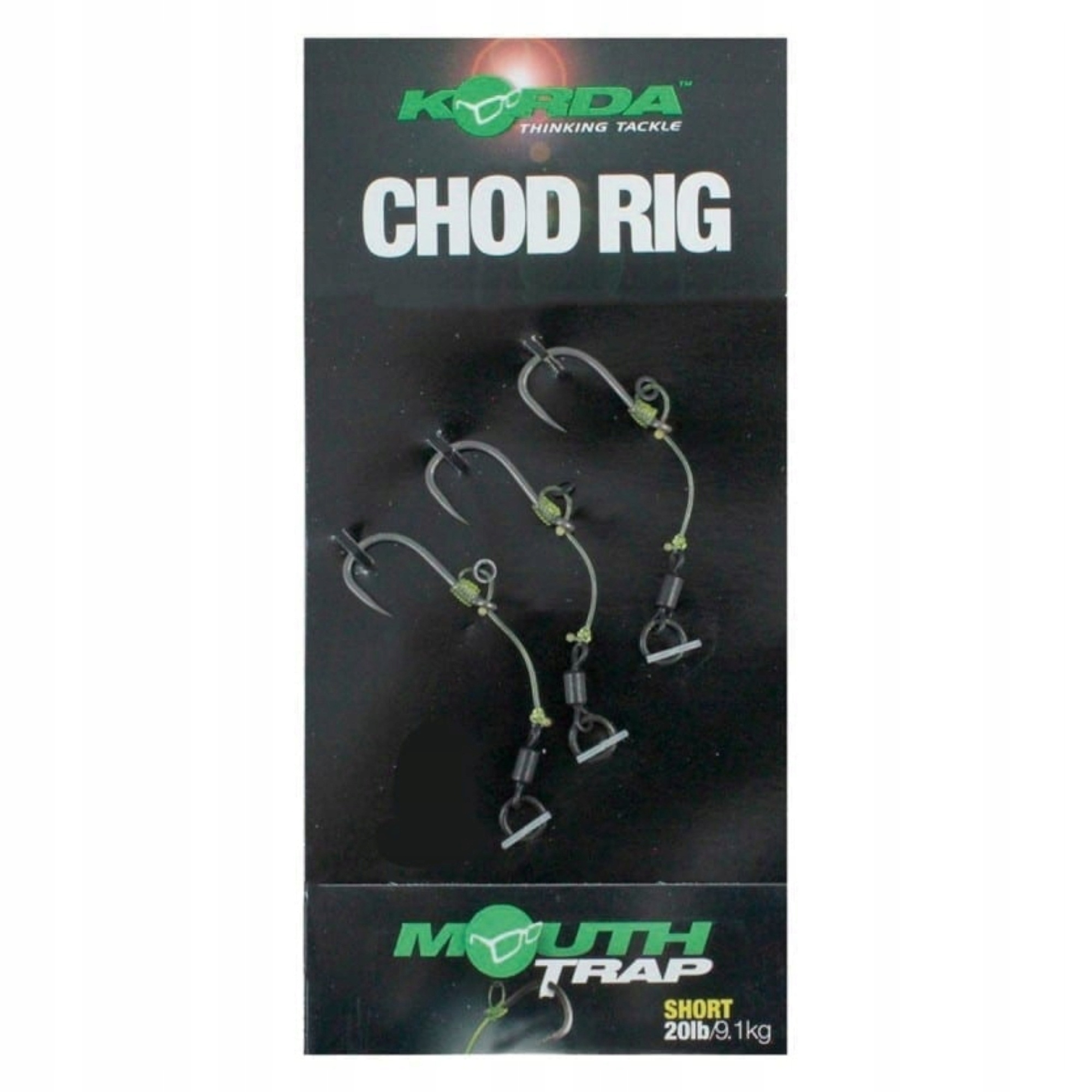 Przypony Korda Chod Rig Short Choddy 4 Barbed 25lb 11.3kg