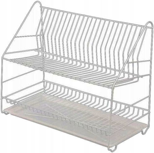 Levně Metpol Odkapávač na nádobí dvouúrovňová stojící do skříňky 50 cm