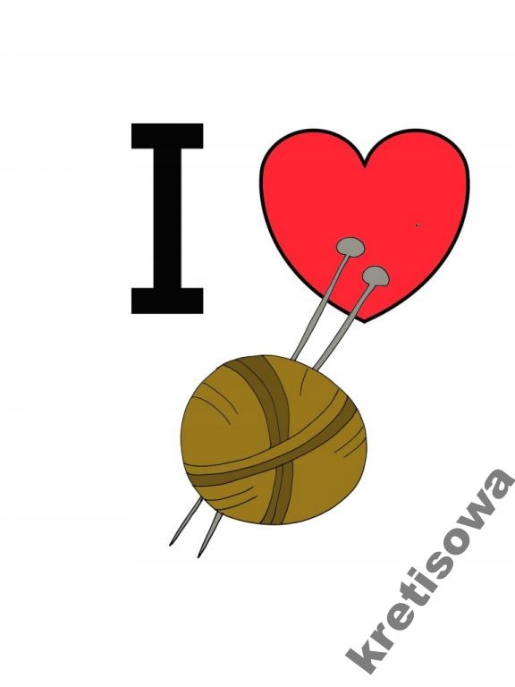 

Damska Koszulka I Love + Twój Pomysł Wzory i1a