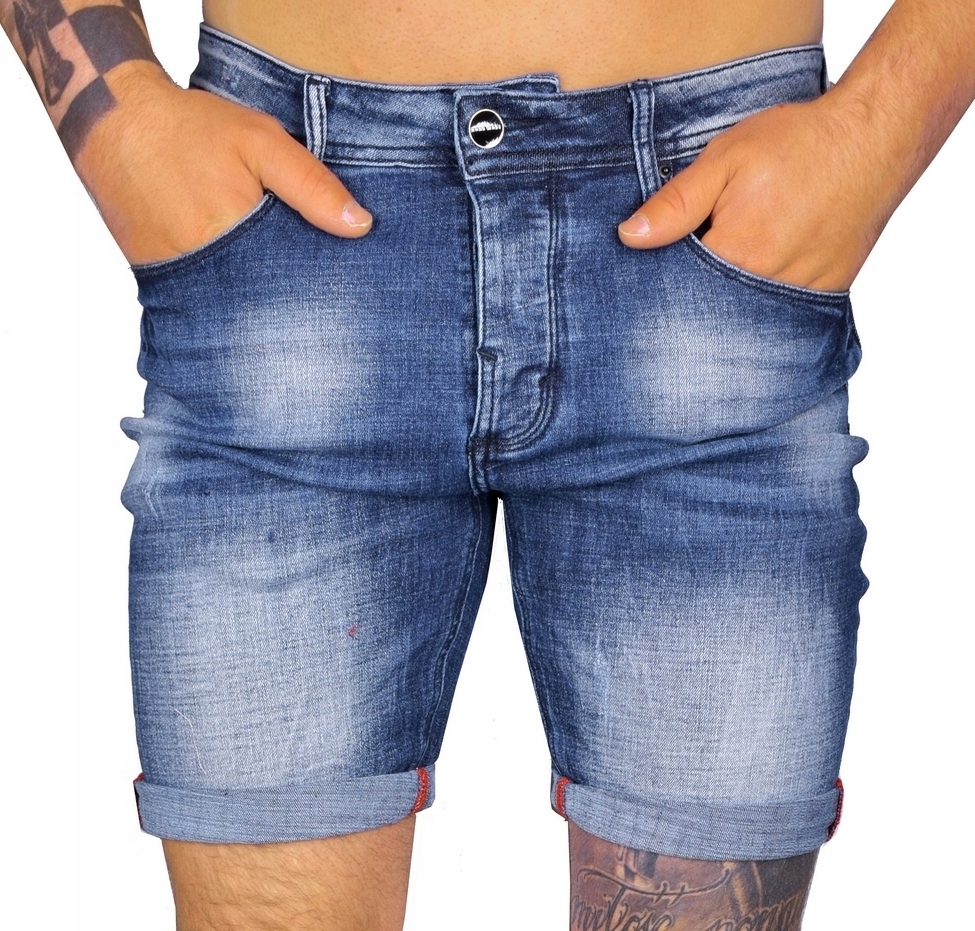 

Spodenki Męskie Jeans Krótkie Jeansowe