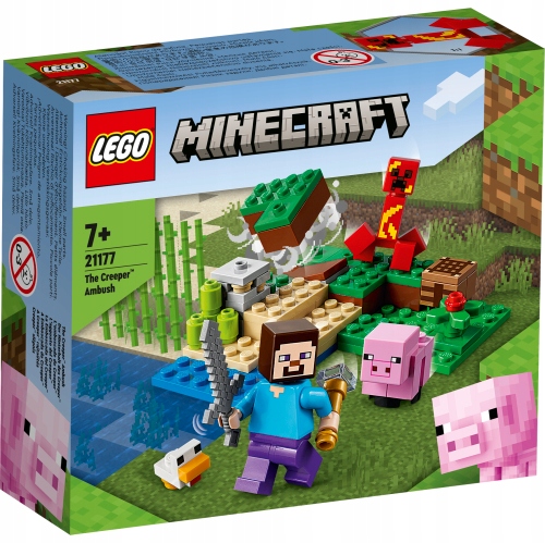LEGO MINECRAFT 21177 ZASADZKA CREEPERA