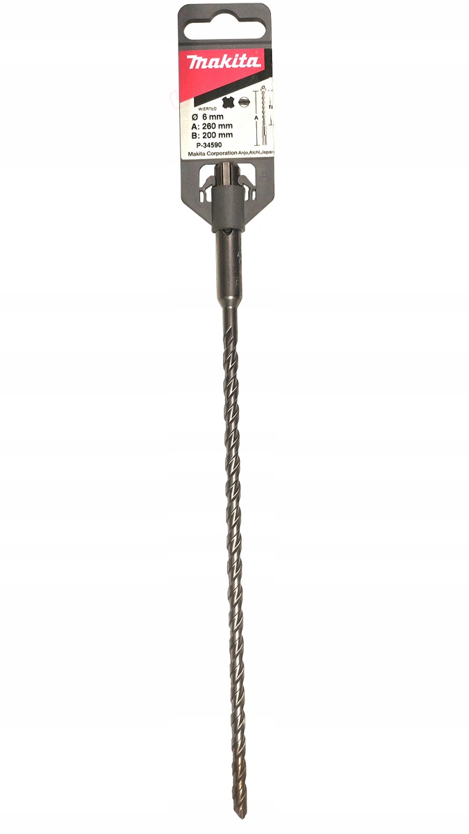 

Makita Wiertło Sds-plus 6x260MM P-34590 (B-47357)