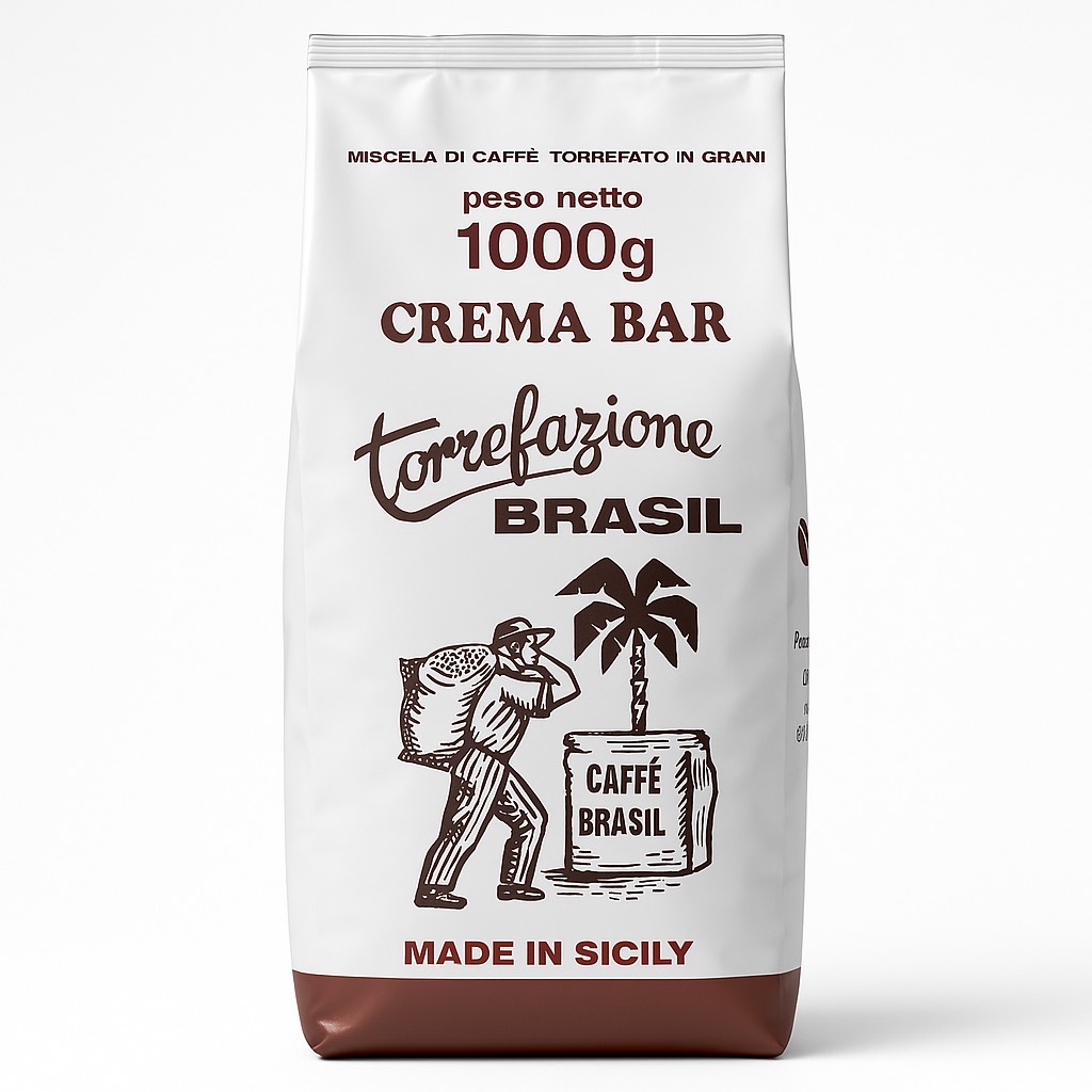 Levně Káva Zrnková Itálie Sicílie 60/40 Crema Bar 1KG
