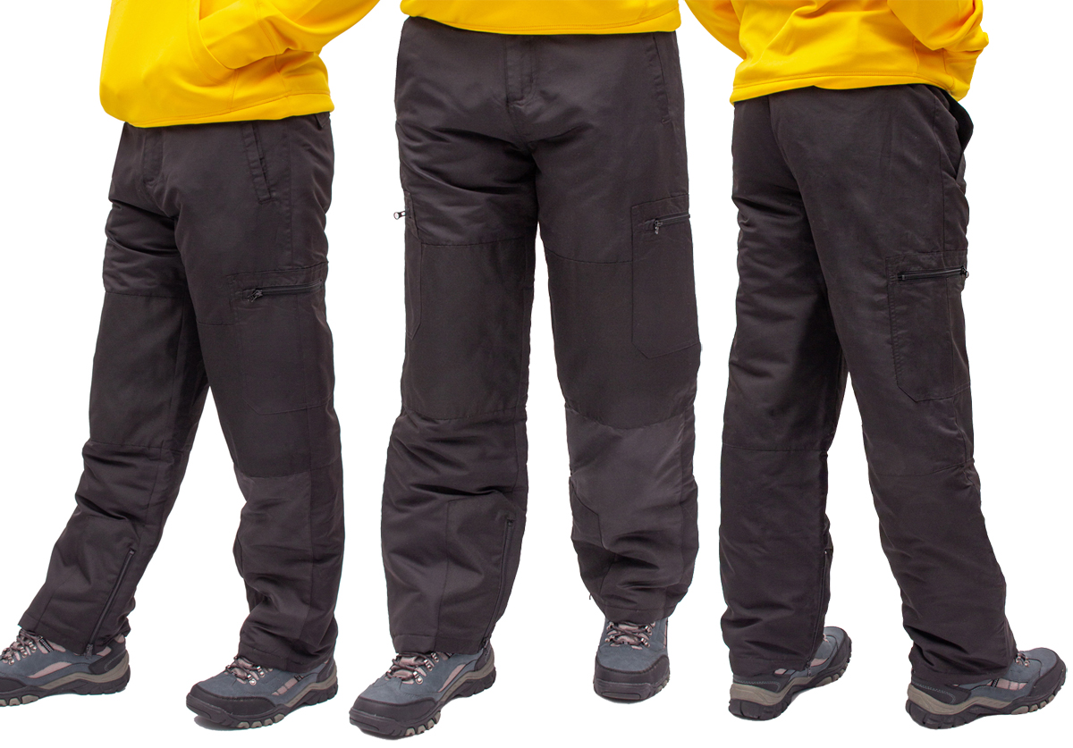 spodnie NARACIARSKIE SNOWBOARD męskie OCIEPLANE L Kolor czarny