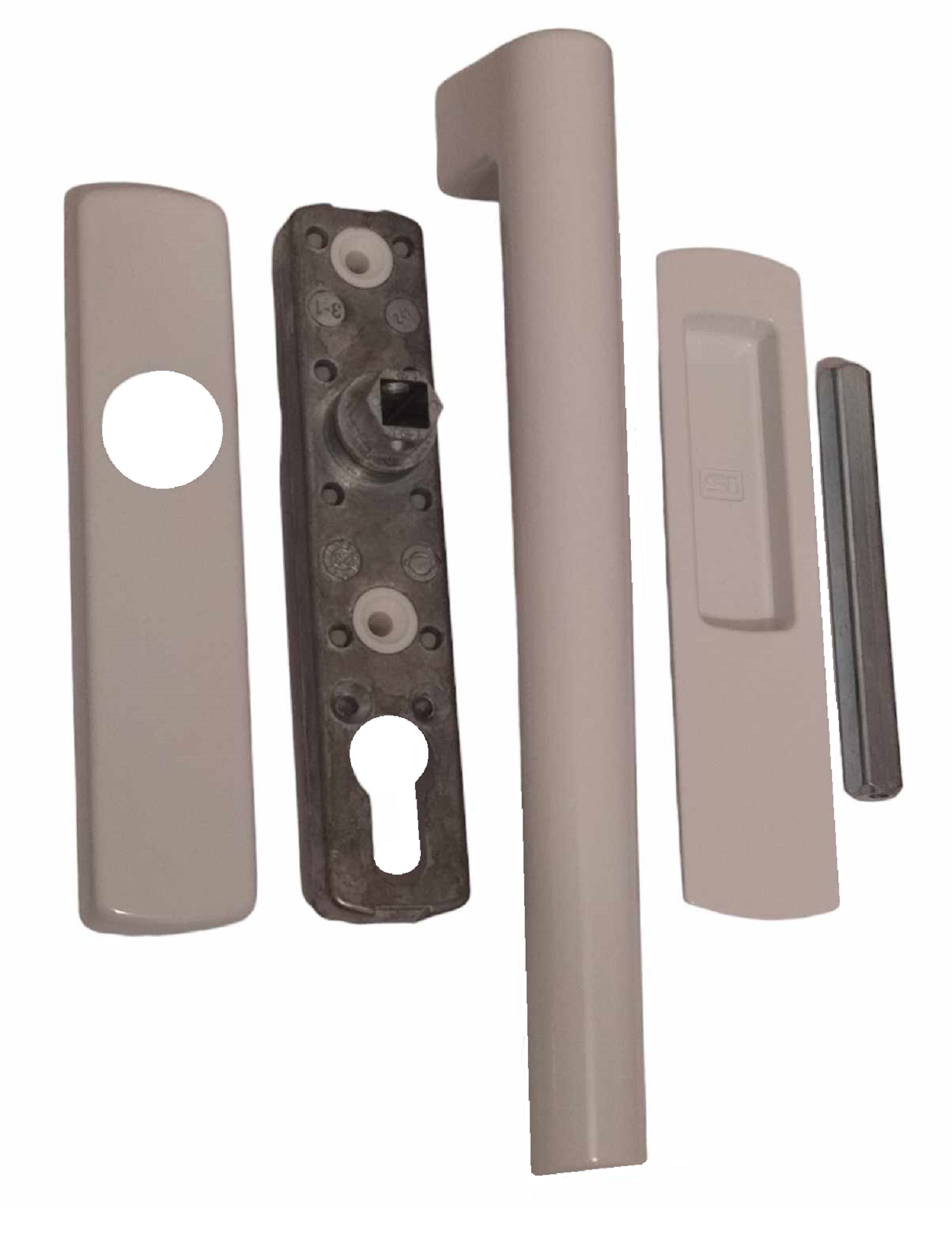 Siegenia Hs Vnútorná kľučka Biela s rukoväťou PMHB0010-50201_