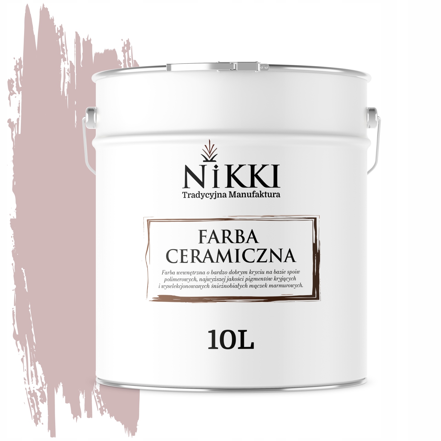 Keramická Stropná Farba Púdrová Ružová H3250 Hlboká Matná Na Steny 10 L