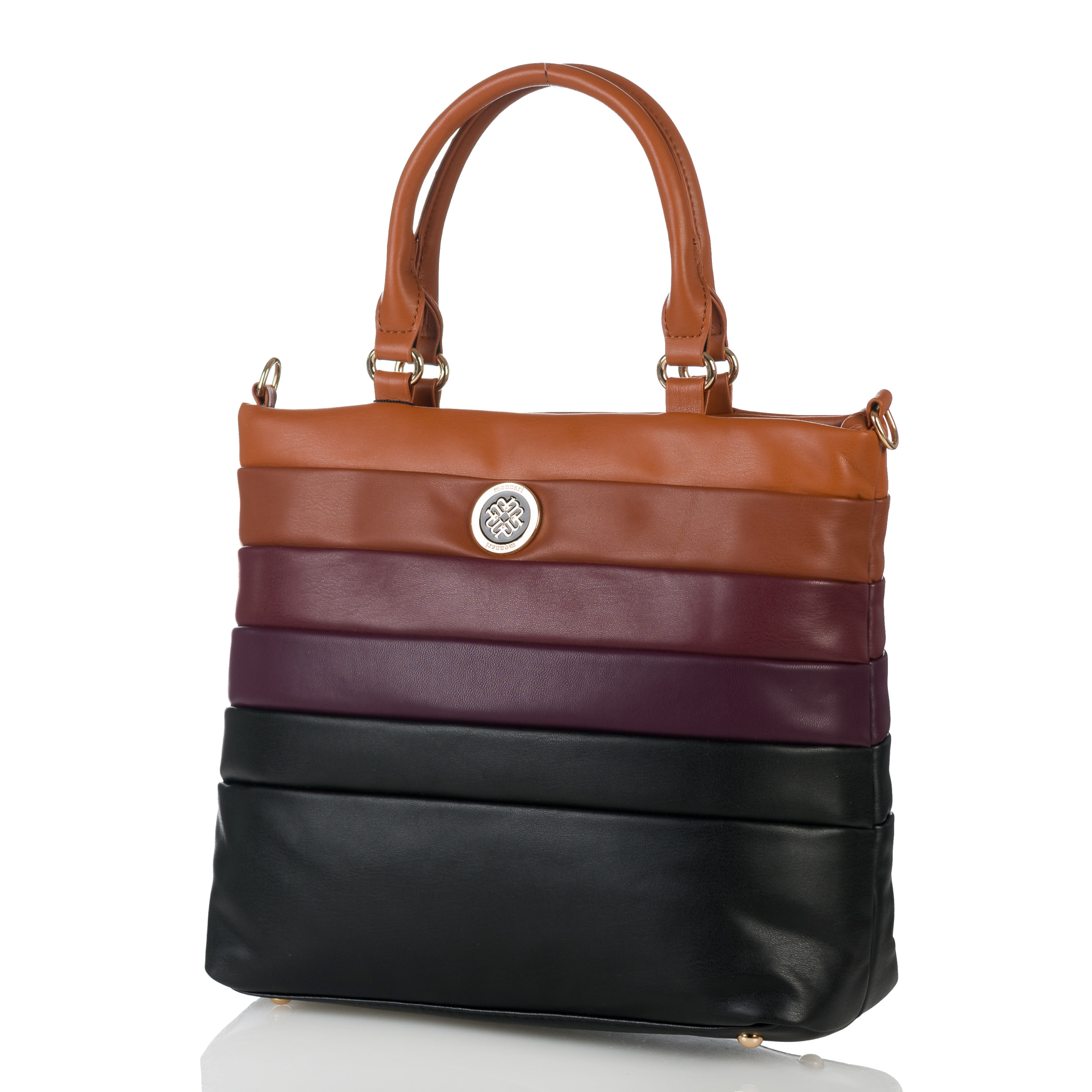 Pikowana torba damska shopper pojemna MONNARI Kolekcja Jesień Zima 2022/2023