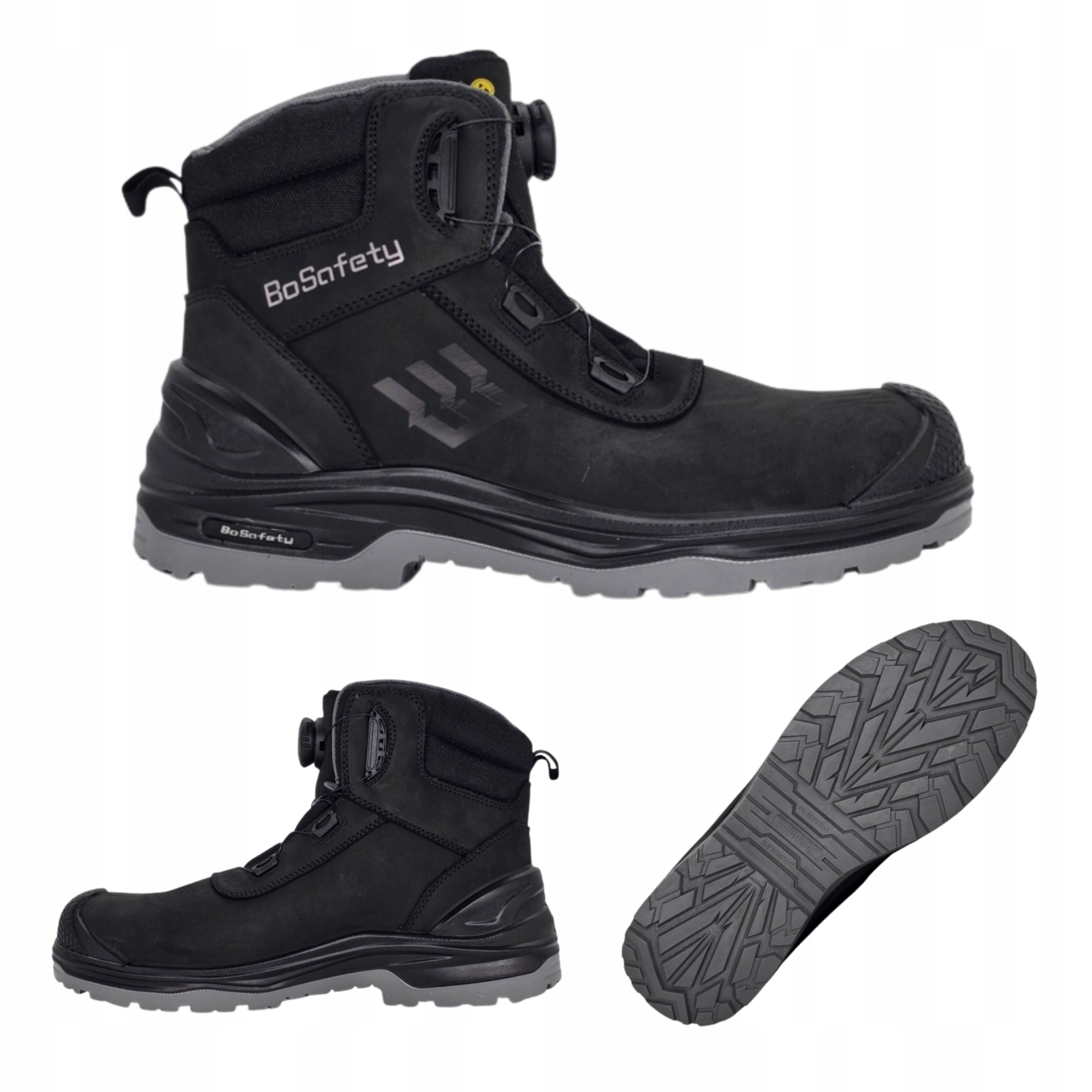 Obuwie robocze buty wysokie BoSafety Galiot Moz S3S rozmiar 44