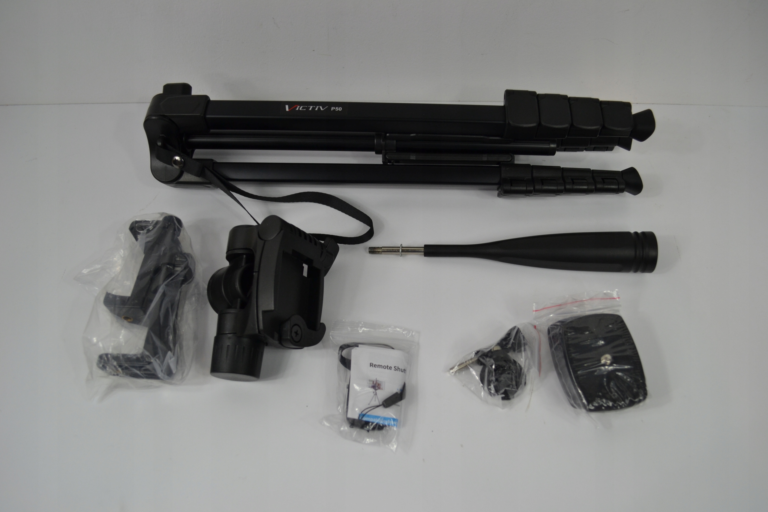 VICTIV Statyw Kamera Telefon 172cm Aluminiowy Tripod DSLR iPhone Sony — miniatura 9