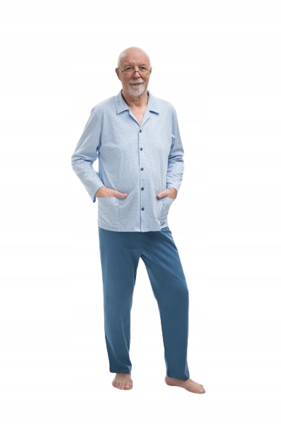 Martel Bavlněné Pohodlné Prodyšné pánské pyžamo 4XL