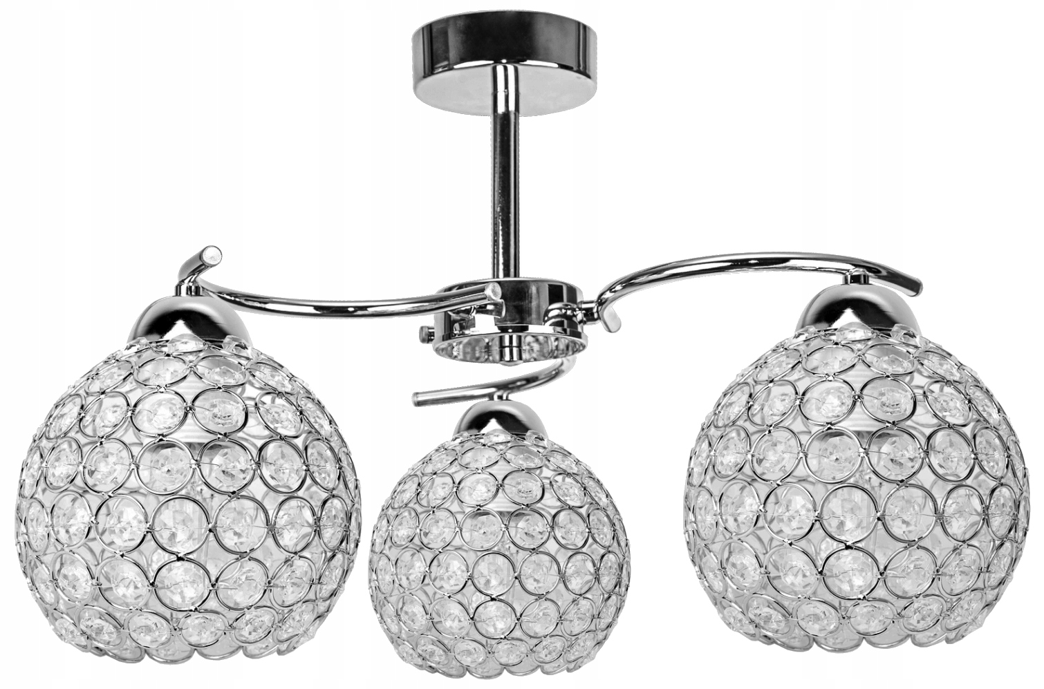 

Lampa Sufitowa Żyrandol Kryształowa Plafon