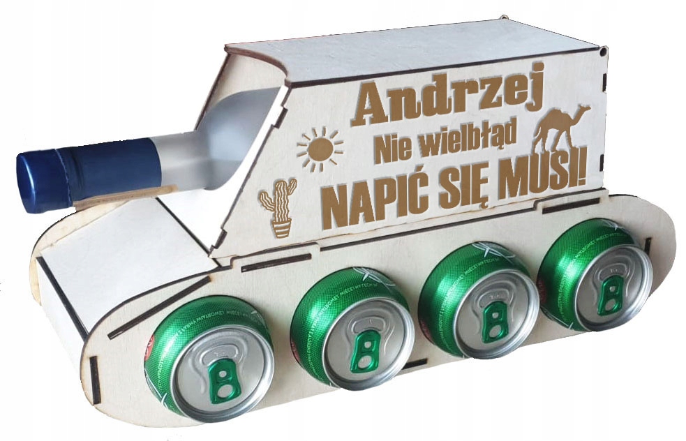

na urodziny czołg na piwo śmieszny grawer