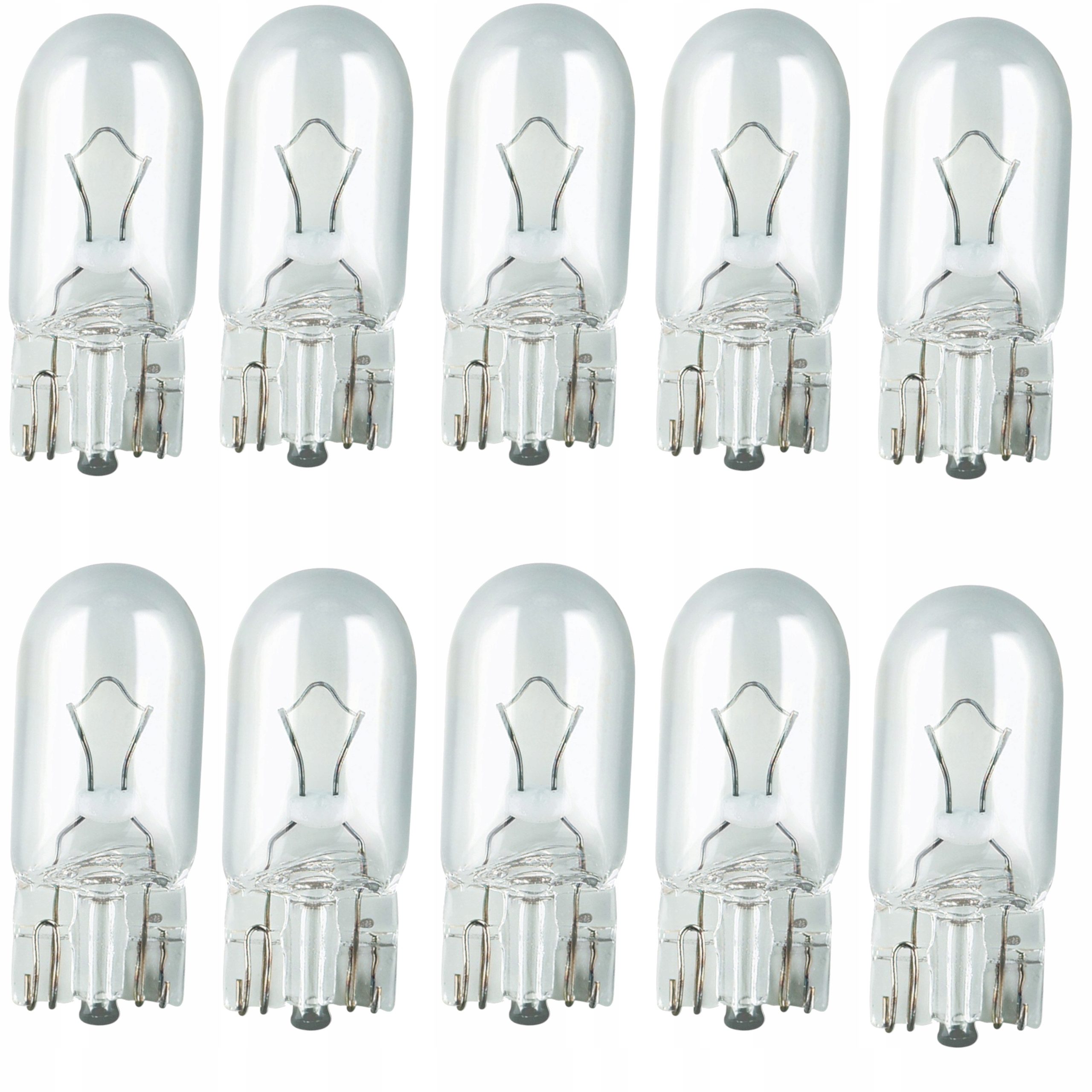 10x Żarówka halogenowa W5W T10 5W W2.1x9.5d 24V (E8) AMIO-01002