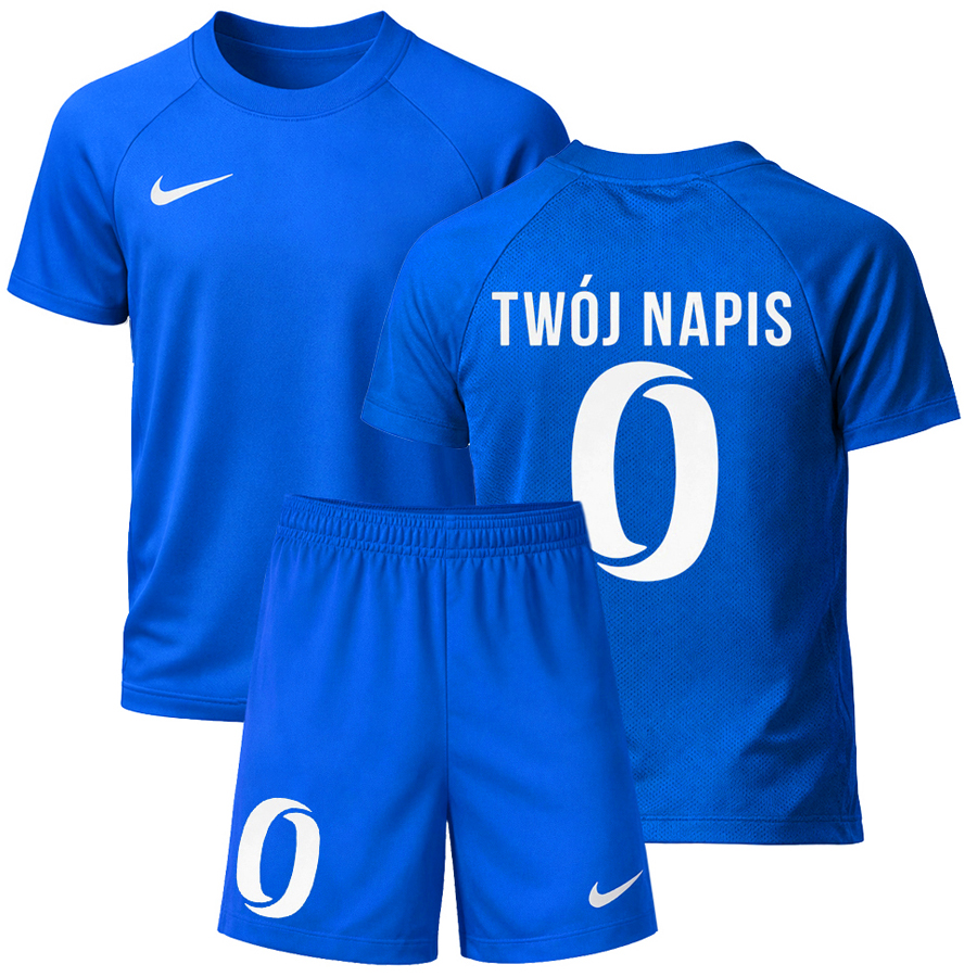 Strój Piłkarski Nike dla dzieci Twój Własny Napis Imię Numer Wf 128-137