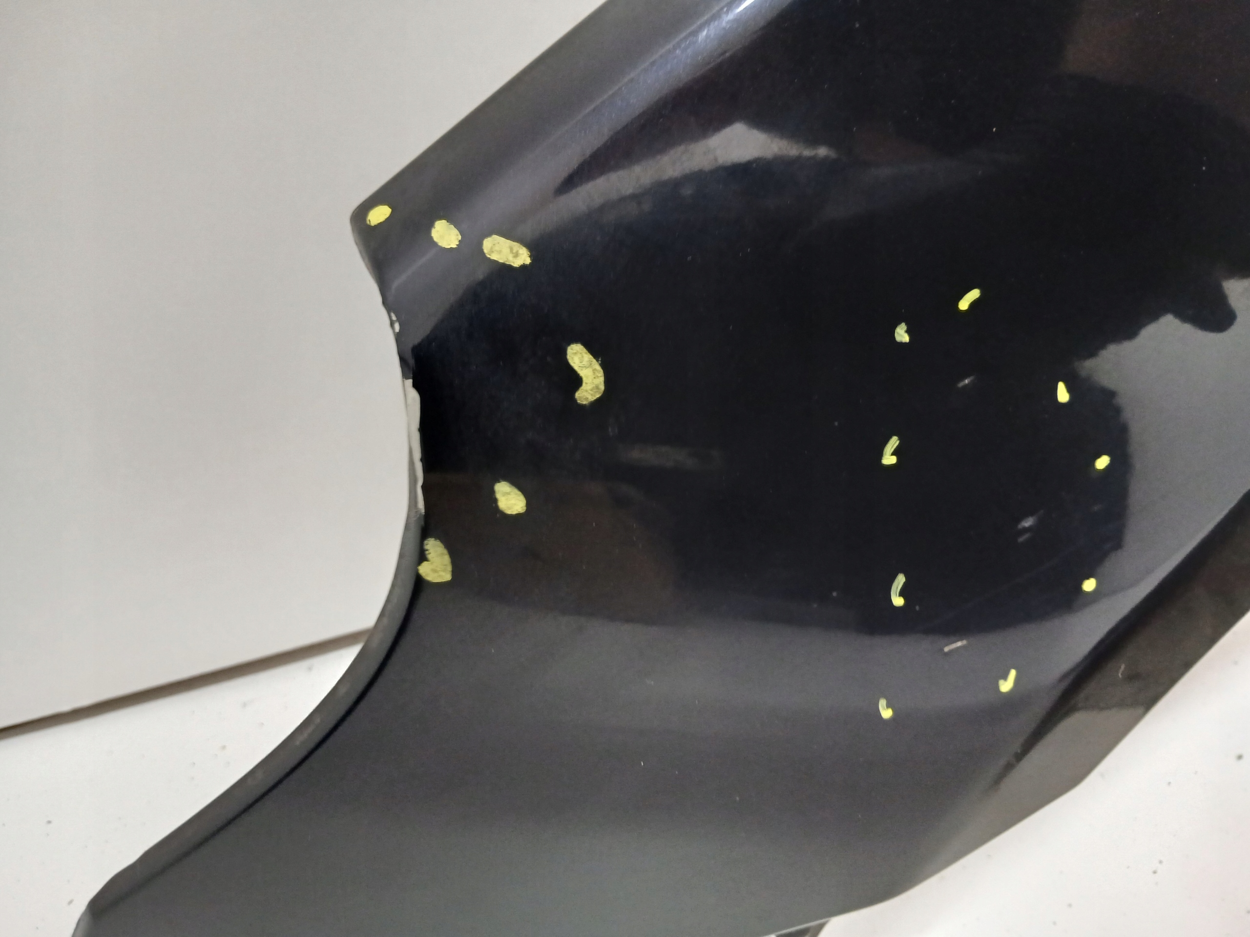 fender left front BMW E60 E61 CARBONSCHWARZ