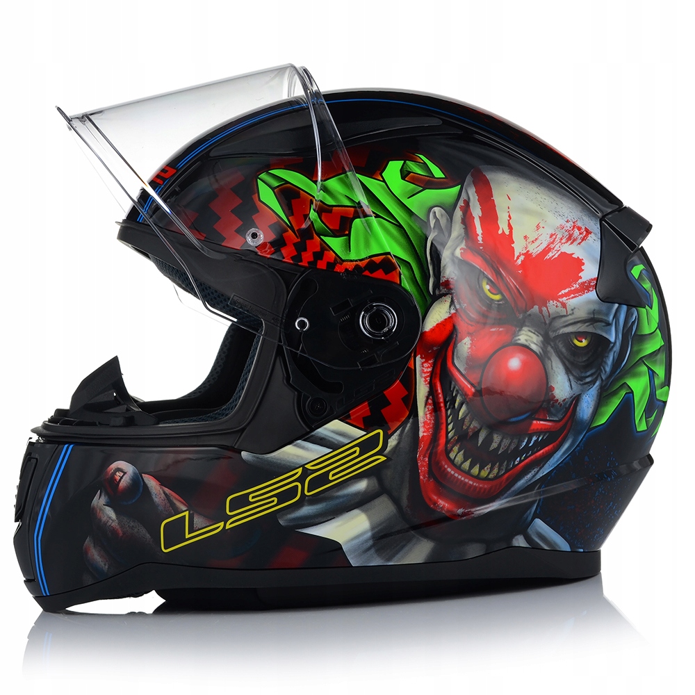 KASK MOTOCYKLOWY LS2 FF353 RAPID II JOKER HAPPY DREAMS + NIEBIESKA SZYBA Producent LS2