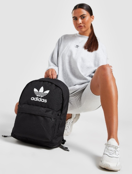 Adidas Plecak Szkolny miejski sportowy czarny modny do szkoły na wycieczkę