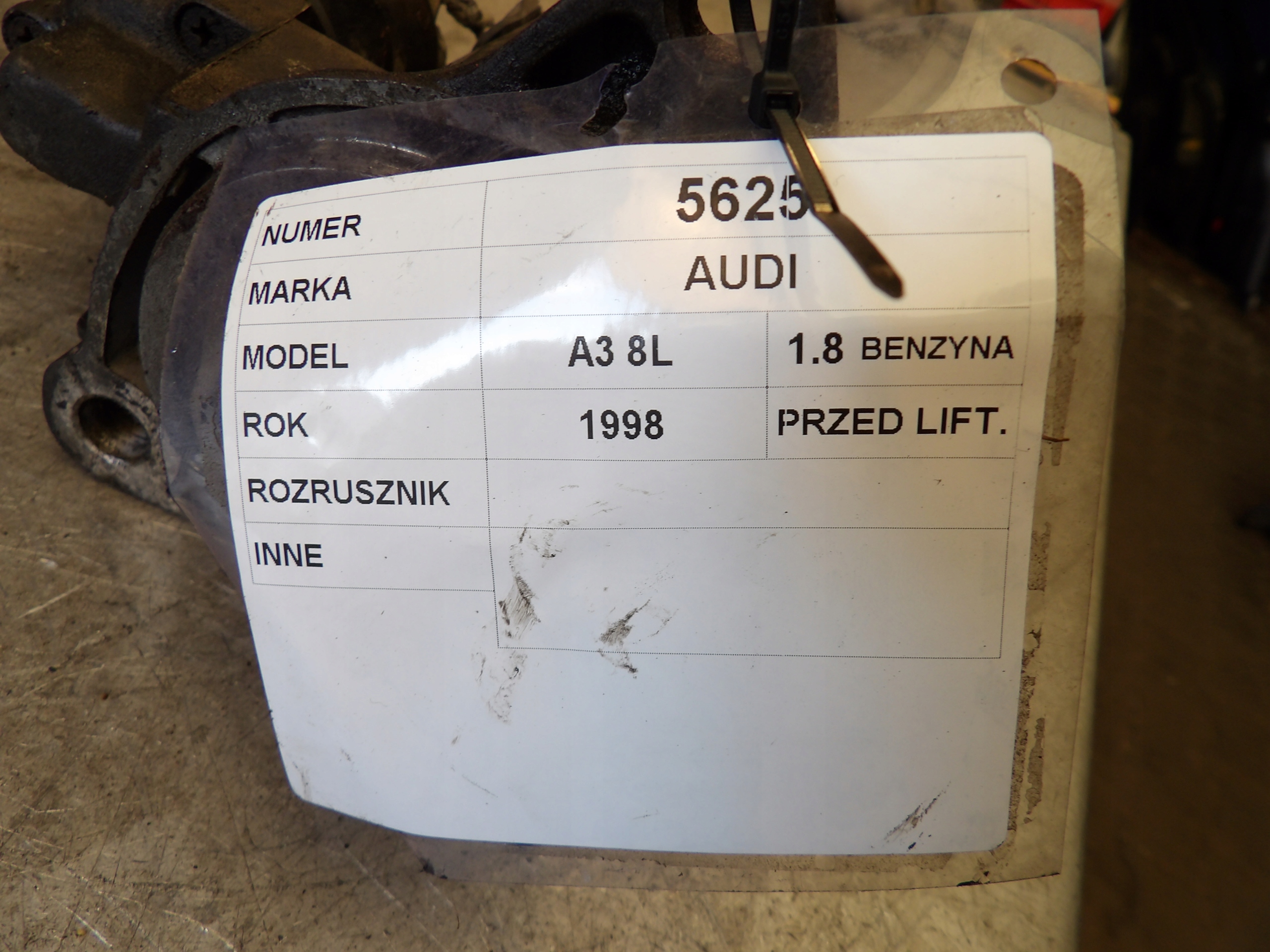 Audi A3 8L starter 1,8B