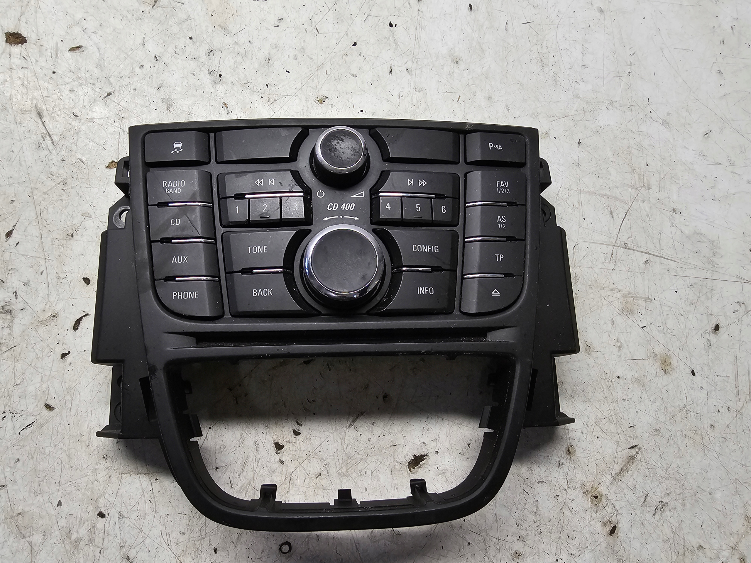 OPEL MERIVA B PANEL PRZYCISKI RADIA CD 400 13362776