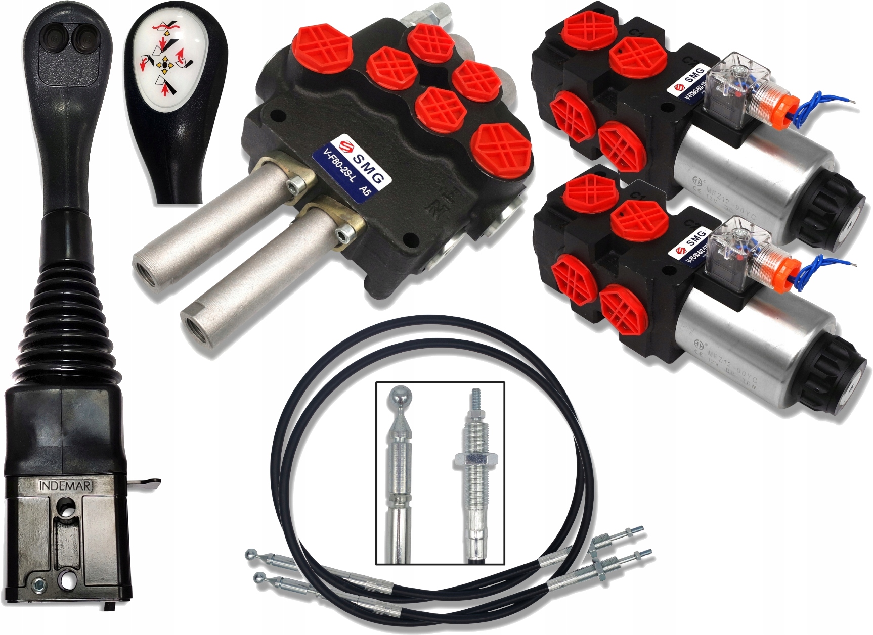 ZESTAW 4SEK DO TURA ROZDZIELACZ 80 JOYSTICK LINKI